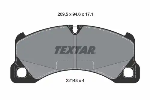 накладки TEXTAR 2214801