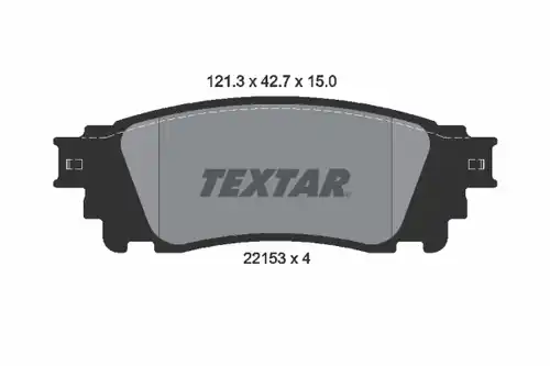 накладки TEXTAR 2215301