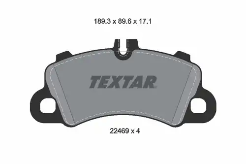 накладки TEXTAR 2246901