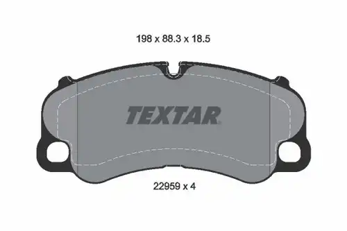 накладки TEXTAR 2295901