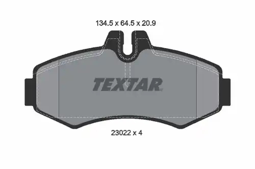 накладки TEXTAR 2302201