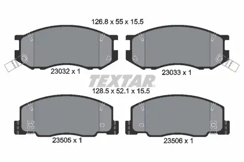 накладки TEXTAR 2303201