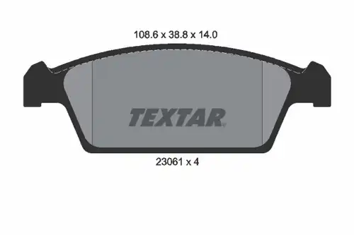 накладки TEXTAR 2306101