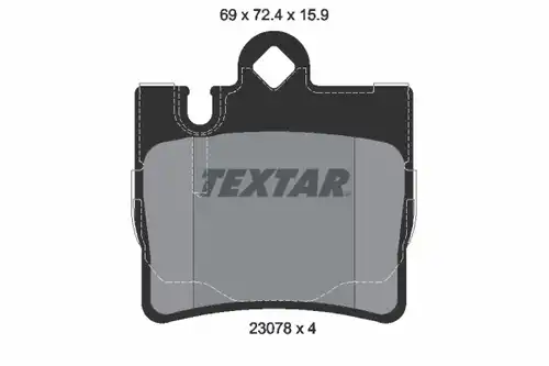 накладки TEXTAR 2307801