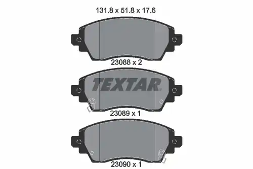 накладки TEXTAR 2308801