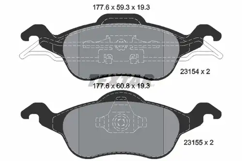 накладки TEXTAR 2315402