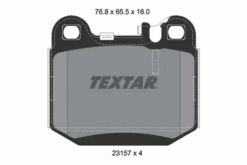 накладки TEXTAR 2315702