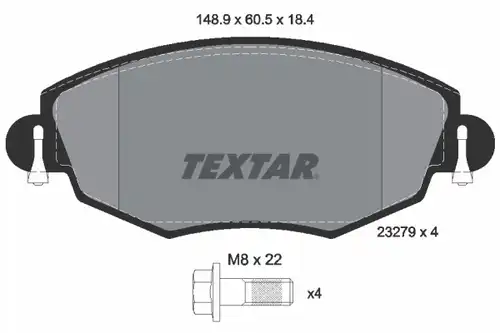 накладки TEXTAR 2327904