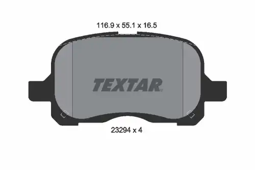 накладки TEXTAR 2329402