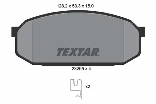 накладки TEXTAR 2329501