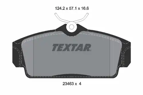 накладки TEXTAR 2346302