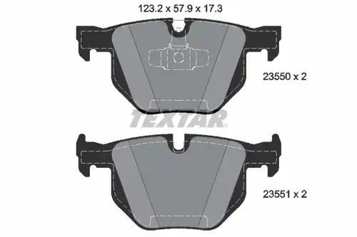 накладки TEXTAR 2355081