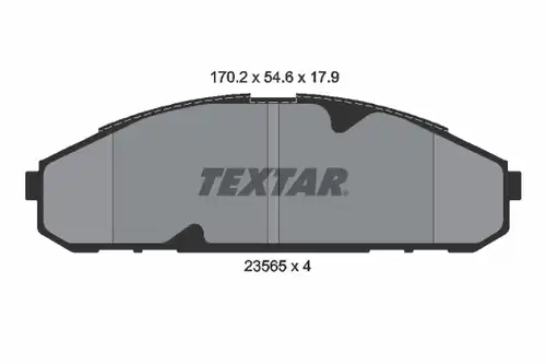 накладки TEXTAR 2356501