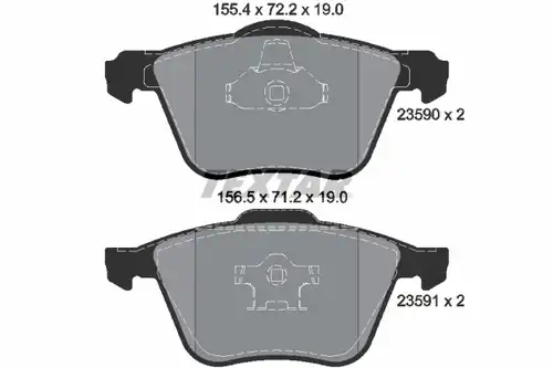 накладки TEXTAR 2359001