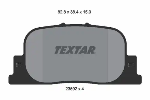 накладки TEXTAR 2359201