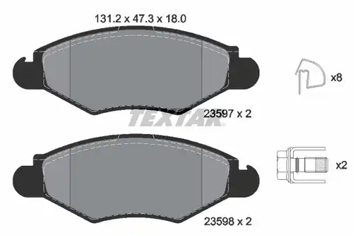 накладки TEXTAR 2359703