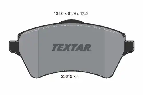 накладки TEXTAR 2361501