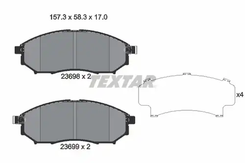 накладки TEXTAR 2369803