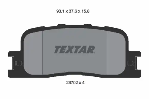 накладки TEXTAR 2370201