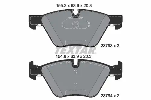 накладки TEXTAR 2379301