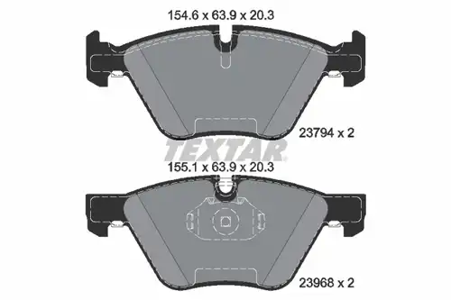 накладки TEXTAR 2379401