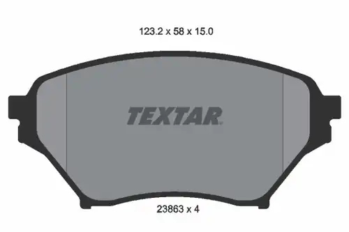 накладки TEXTAR 2386301