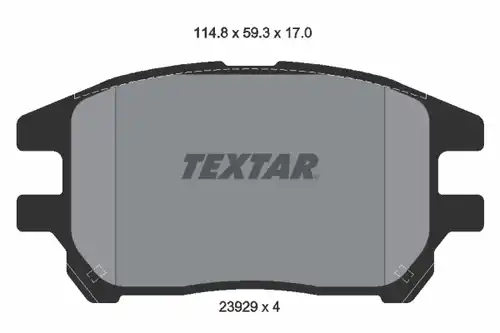 накладки TEXTAR 2392901