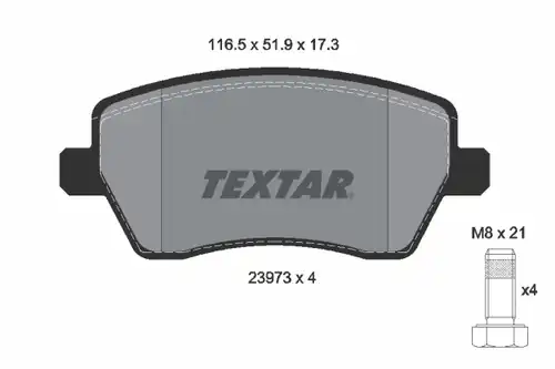 накладки TEXTAR 2397301