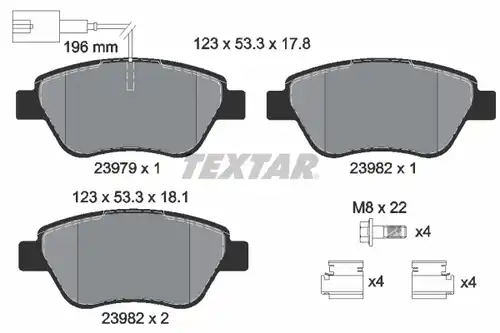 накладки TEXTAR 2397901