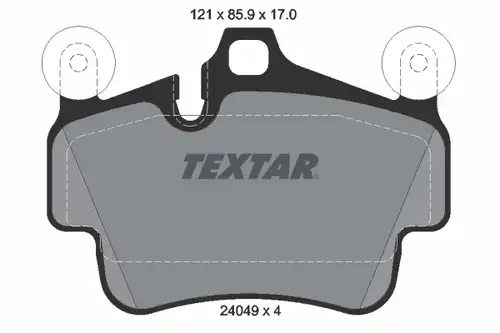 накладки TEXTAR 2404901