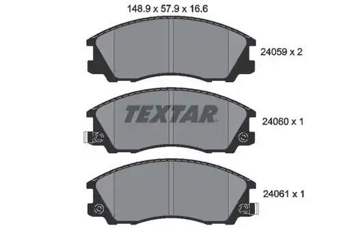 накладки TEXTAR 2405901