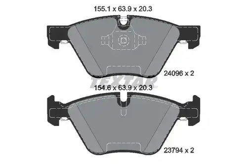 накладки TEXTAR 2409601