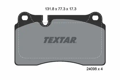 накладки TEXTAR 2409801