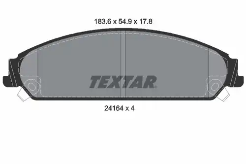 накладки TEXTAR 2416401