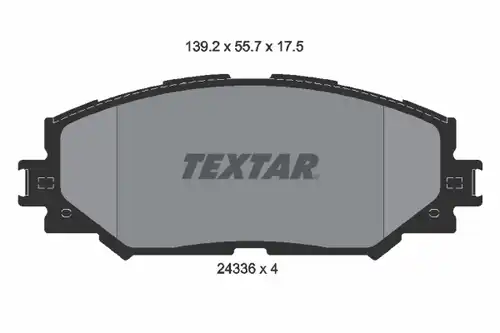 накладки TEXTAR 2433601