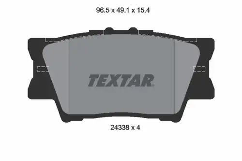 накладки TEXTAR 2433801