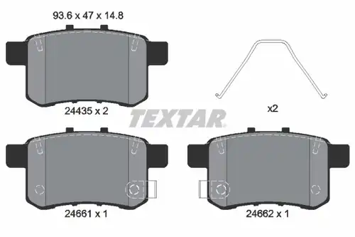 накладки TEXTAR 2443501