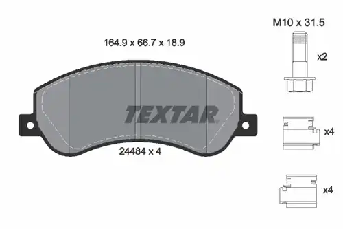 накладки TEXTAR 2448404