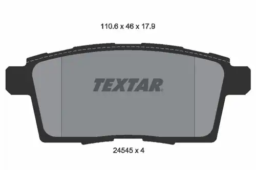 накладки TEXTAR 2454501