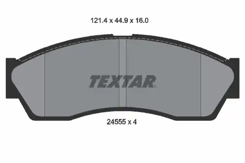 накладки TEXTAR 2455501