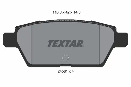 накладки TEXTAR 2458102