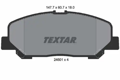 накладки TEXTAR 2460101