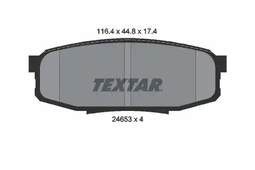 накладки TEXTAR 2465301