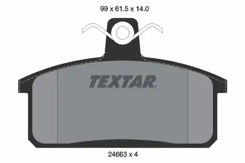 накладки TEXTAR 2466301