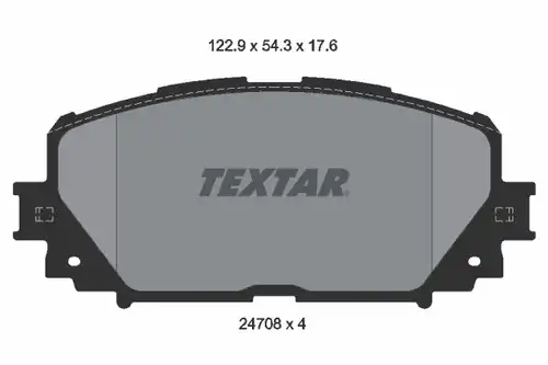 накладки TEXTAR 2470801