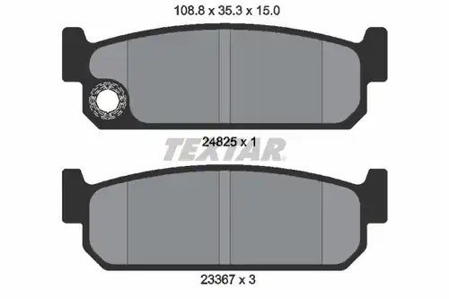 накладки TEXTAR 2482501