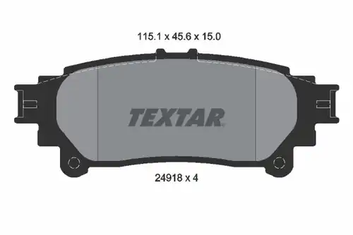 накладки TEXTAR 2491801