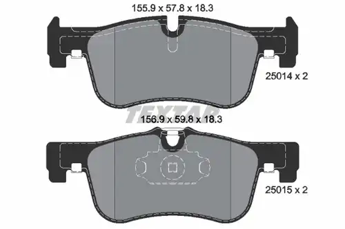 накладки TEXTAR 2501401