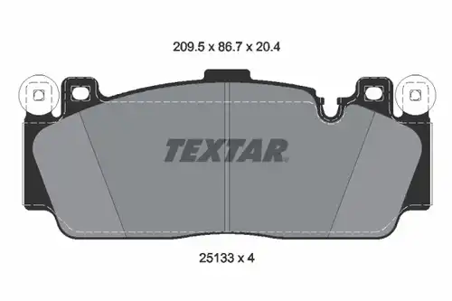 накладки TEXTAR 2513301