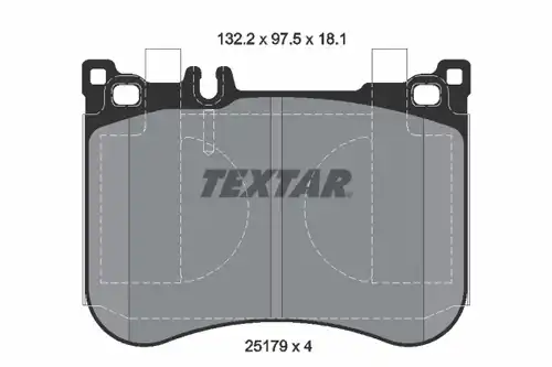 накладки TEXTAR 2517901